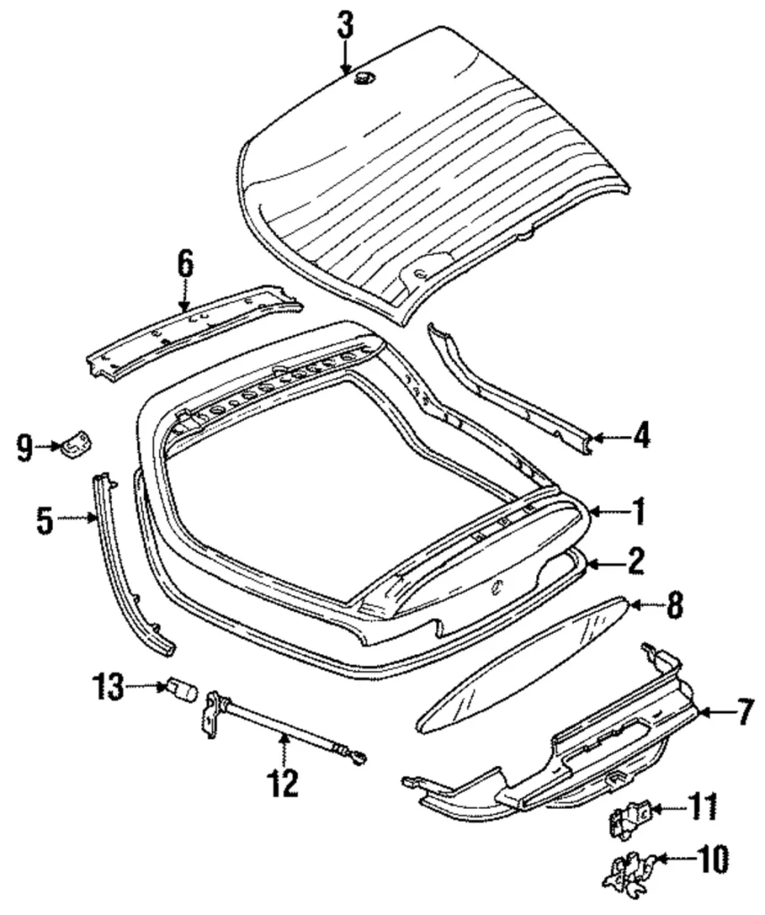 Lock - Mazda (EA01-62-310C)