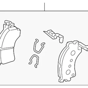 Brake Pads Front - Mazda (B4YB-33-23ZA)