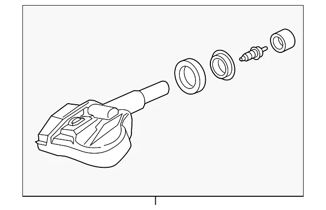 Tire Pressure Monitoring System (TPMS) Sensor - Mazda (GDDL-37-140)