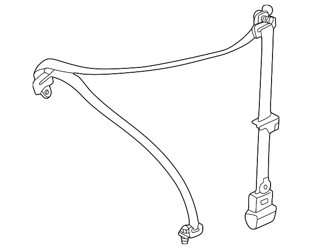 Lap & Shoulder Belt - Mazda (LE43-57-L30A-72)