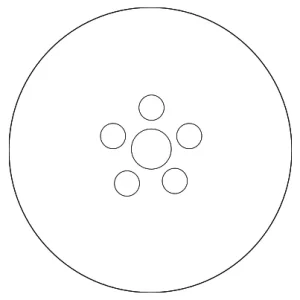 Wheel, Alloy - Mazda (9965-D4-6050)