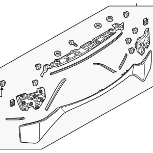 Molding Assembly - Mazda (BJT7-50-810A-27)