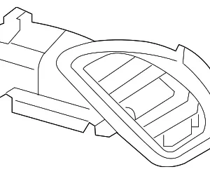 Air Outlet Vent - Mazda (TC3N-64-730-02)