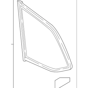 Quarter Glass - Mazda (TK48-62-950D)