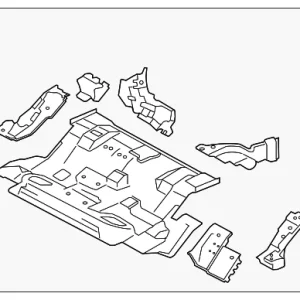 Center Floor Pan - Mazda (GPYA-53-720)