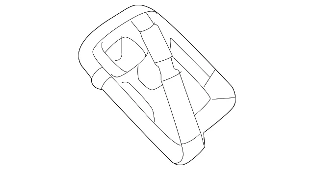 Seat Belt Guide - Mazda (VA40-88-2M7-02)