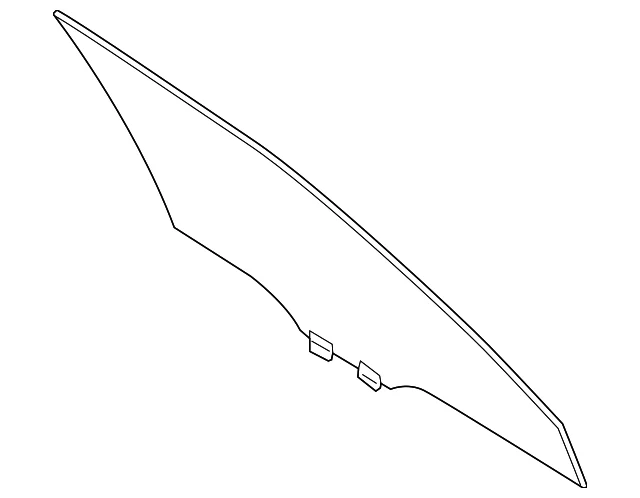 Door Glass - Mazda (KMV6-58-510B)