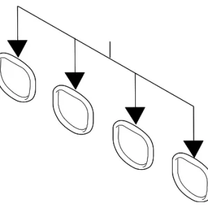 Manifold Gasket - Mazda (L505-13-111)