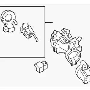 Steering Lock - Mazda (EGY1-76-29XC)