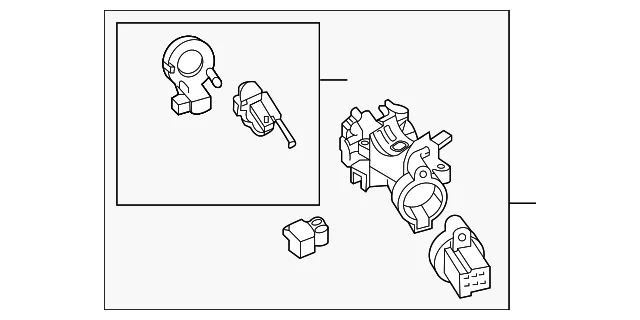 Steering Lock - Mazda (EGY1-76-29XC)