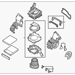 Blower Assembly - Mazda (TK48-61-140B)
