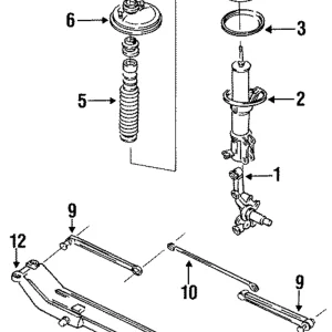 Coil Spring - Mazda (EA01-28-011)