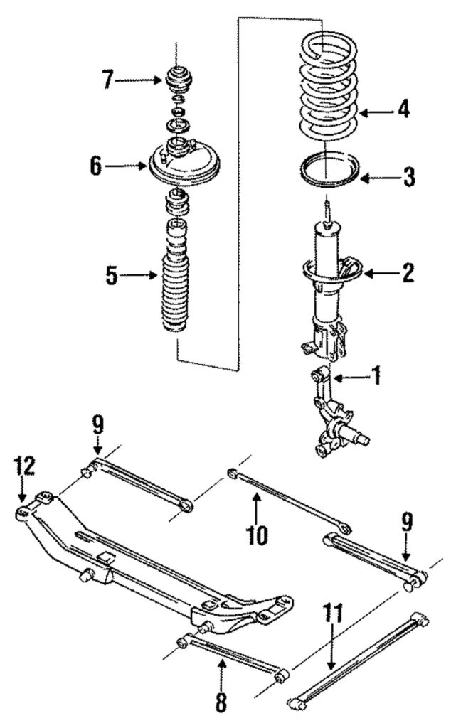 Trailing Link - Mazda (EA01-28-200)