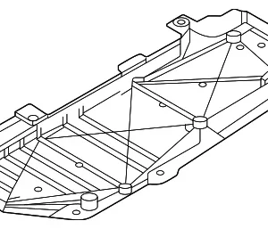 Rear Cover - Mazda (KJK7-56-3P1)