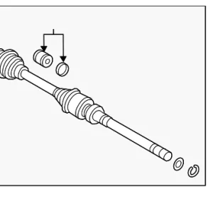 Axle Assembly - Mazda (FTF1-25-50X)