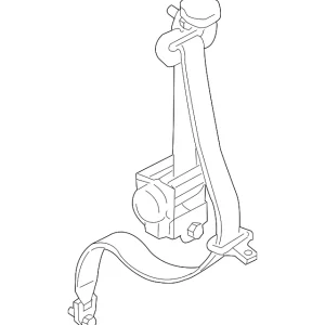 Lap & Shoulder Belt - Mazda (TDY1-57-830-00)