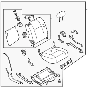 Seat Assembly - Mazda (TJ53-57-20X-34)