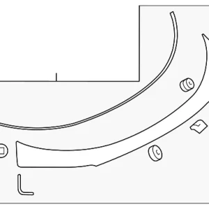 Upper Molding - Mazda (TK48-50-810C-SY)