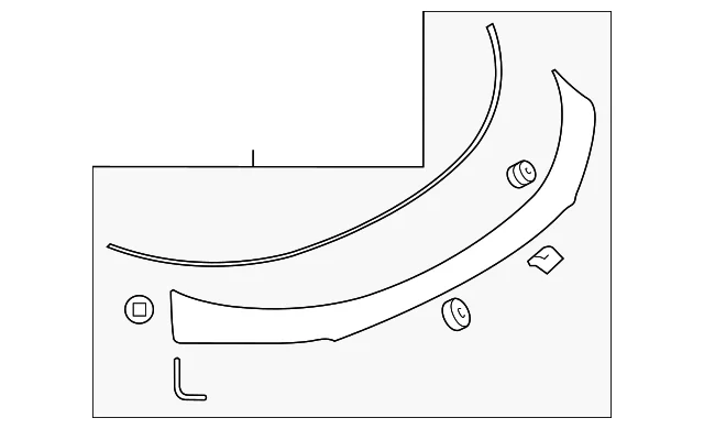 Upper Molding - Mazda (TK48-50-810C-51)
