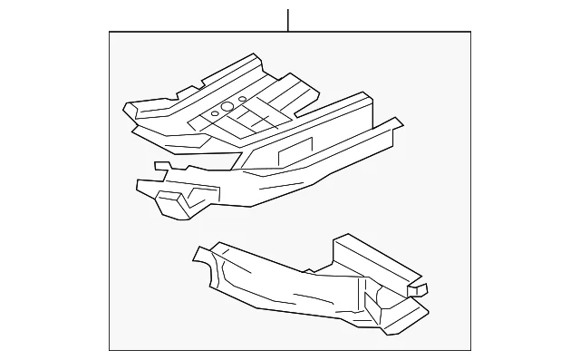 Rear Rail - Mazda (TK48-53-390)