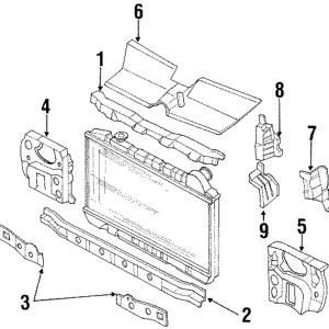 Mount Bracket - Mazda (GC01-52-190A)