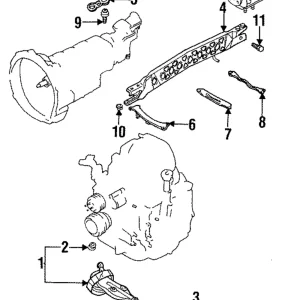 Mount Frame Mount Bracket - Mazda (FD01-56-3A1A)