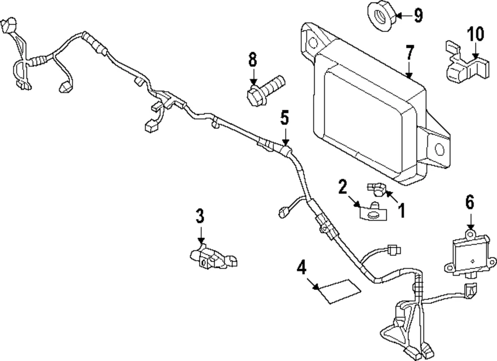 Mount Bracket - Mazda (DGJ3-50-164A)