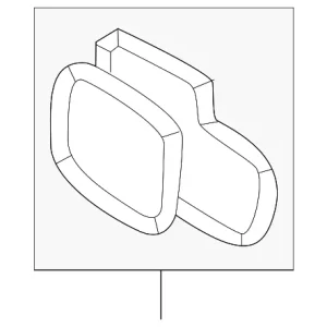 Water Outlet Gasket - Mazda (P5SP-15-159)