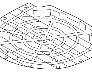 Spare Tire Panel - Mazda (GS3L-68-83XD)