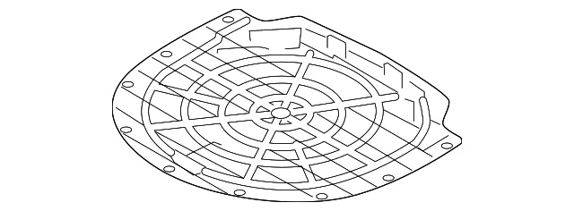 Spare Tire Panel - Mazda (GS3L-68-83XD)