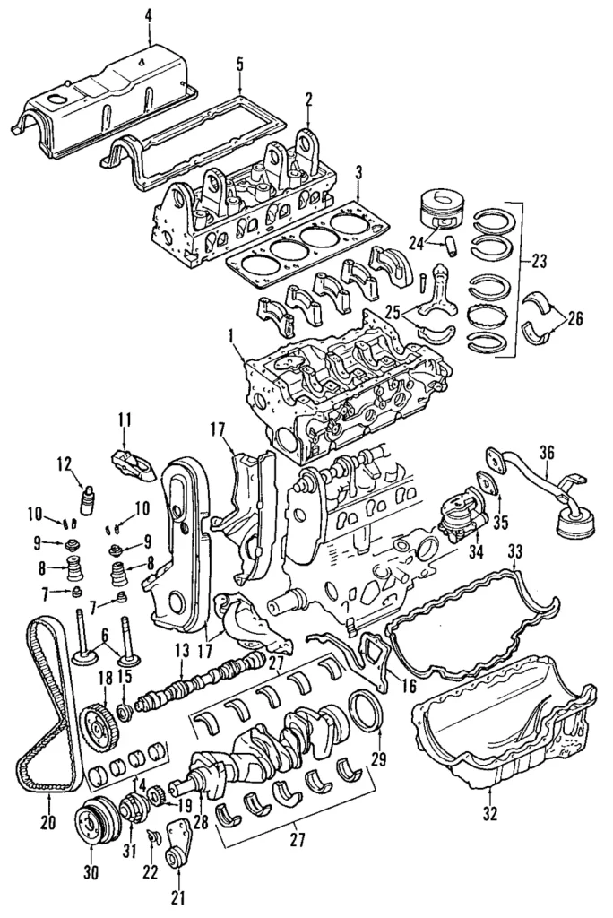 Cylinder Block - Mazda (ZZP0-23-800A)
