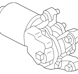 Wiper Motor - Mazda (BJ0E-67-340D)