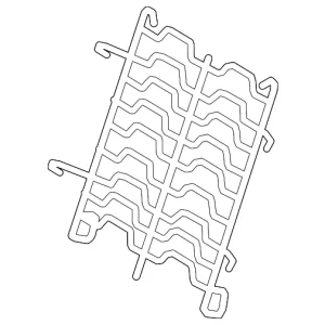 Seat Back Frame Support - Mazda (BLE1-88-184)