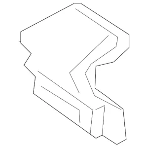 Outlet Duct - Mazda (BDTS-61-158)