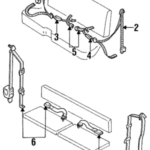 Buckle - Mazda (UB40-57-680-07)