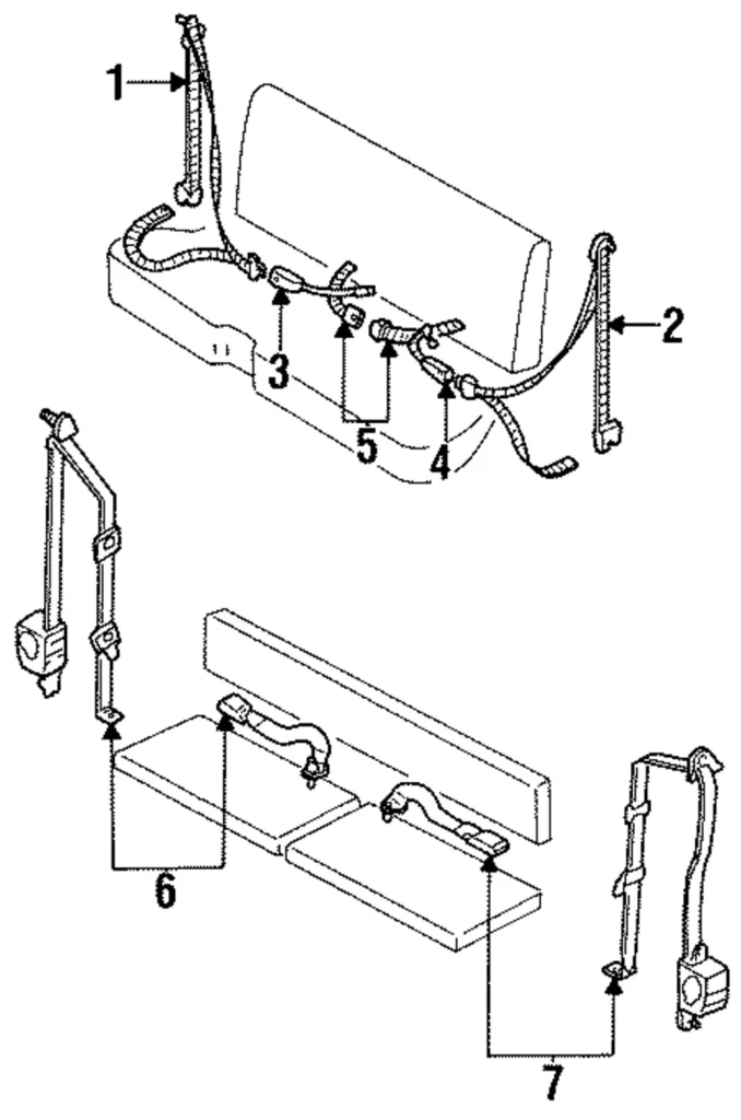 Buckle - Mazda (UB40-57-680-07)