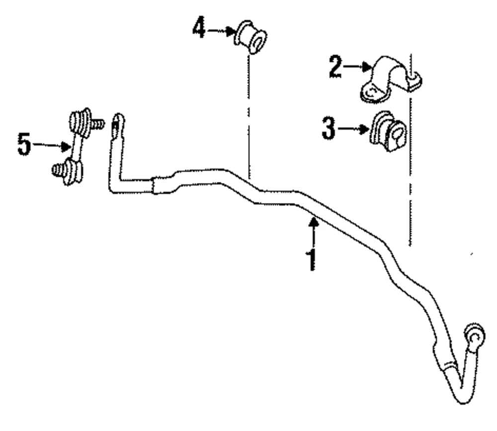 Stabilizer Bar Bushing - Mazda (T001-34-152)