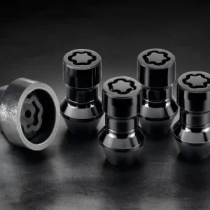 Alloy Wheels Locks - Black 2-Hex - Mazda (C9N2-V9-740A)