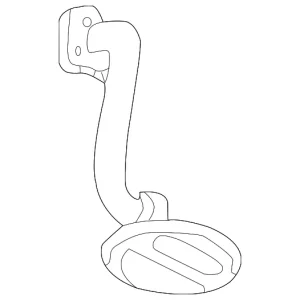 Engine Oil Pump Pickup Tube - Mazda (1F22-14-280)