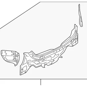 Panel Below Lid - Mazda (GS3L-70-750B)