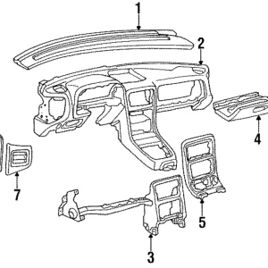 Vent - Mazda (FB01-64-911A-02)