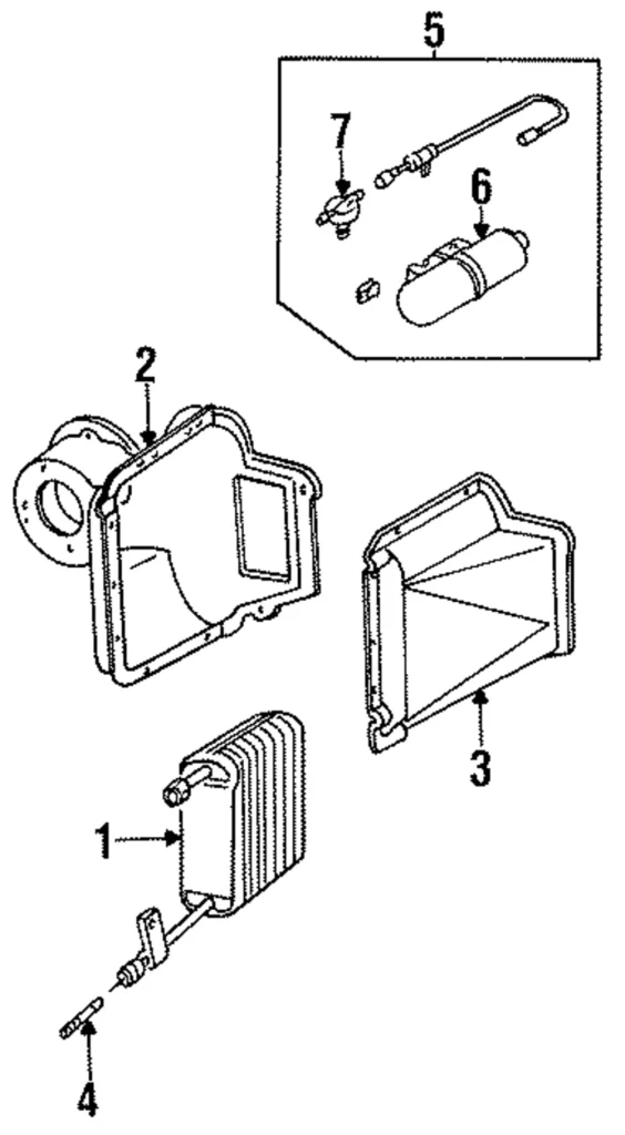 Evaporator Core - Mazda (ZZN0-61-J41)