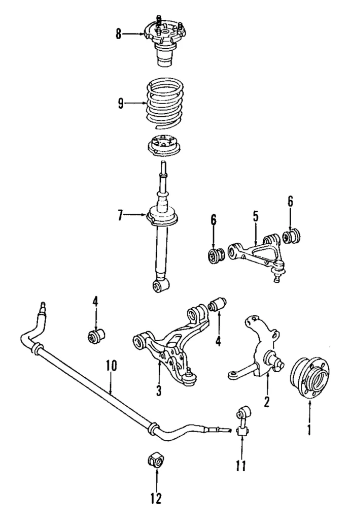 Lower Control Arm - Mazda (F131-34-350B)