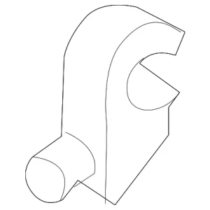 Reservoir Hose Clamp - Mazda (Z601-15-581A)