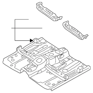Front Floor Pan - Mazda (BJ0J-53-600A)