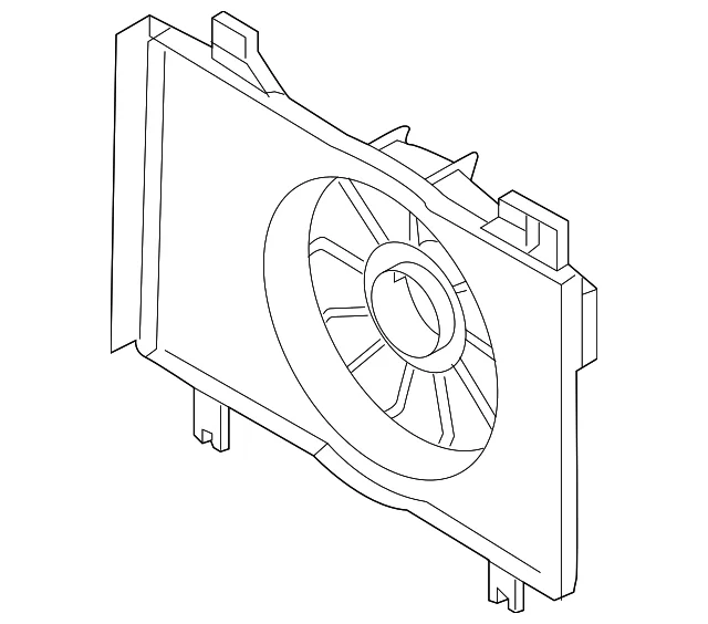 Fan Shroud - Mazda (ZJ38-15-210)