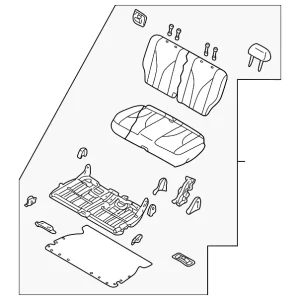 Seat Assembly - Mazda (LE44-57-30XC-72)