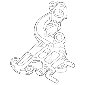 Exhaust Gas Re-Circulation (Egr) Valve Spacer Plate - Mazda (PX1P-13-870)