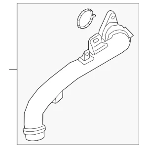 Upper Pipe - Mazda (PYY1-13-24X)
