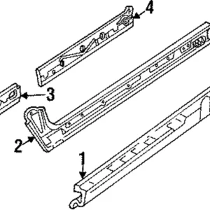 Rocker Reinforced - Mazda (LA01-71-275A)